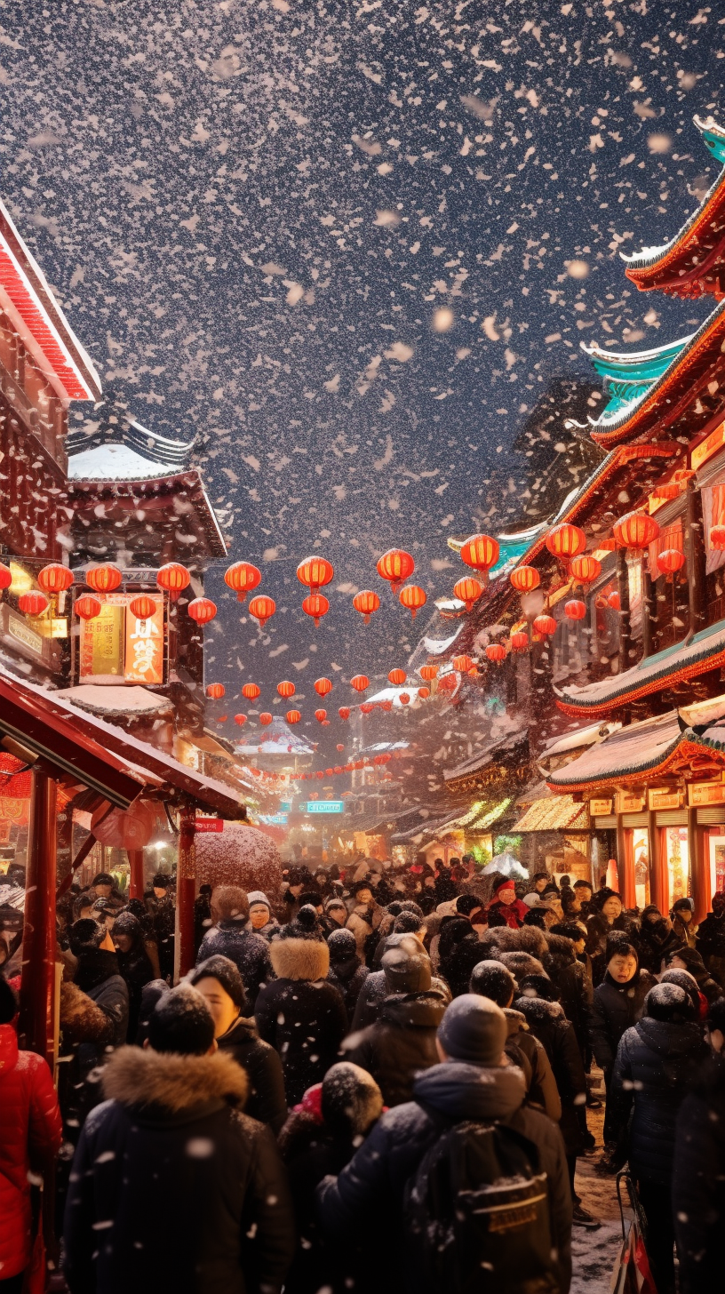 Market in Ice and Snow