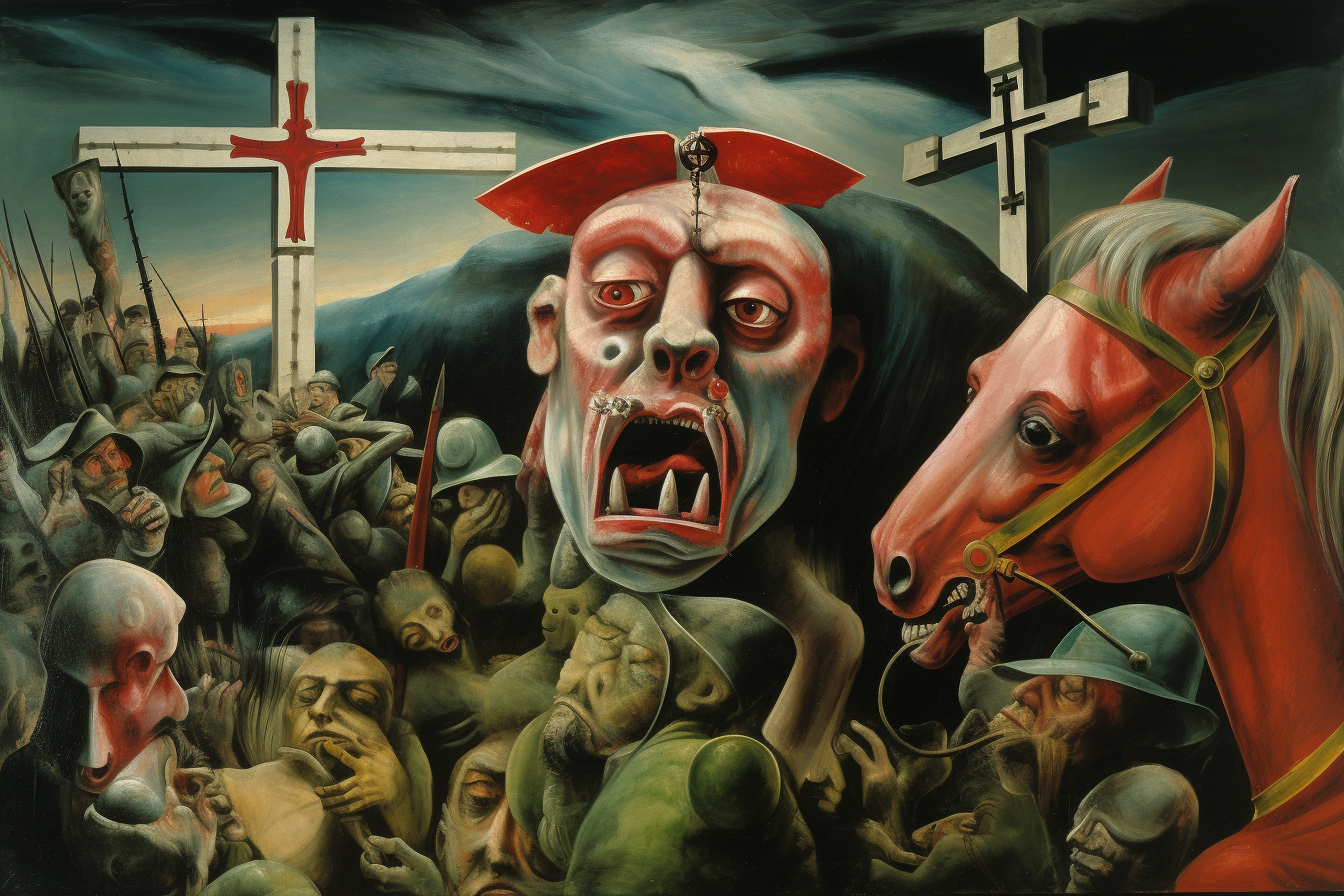 Powerful depiction of Calvary by Otto Dix