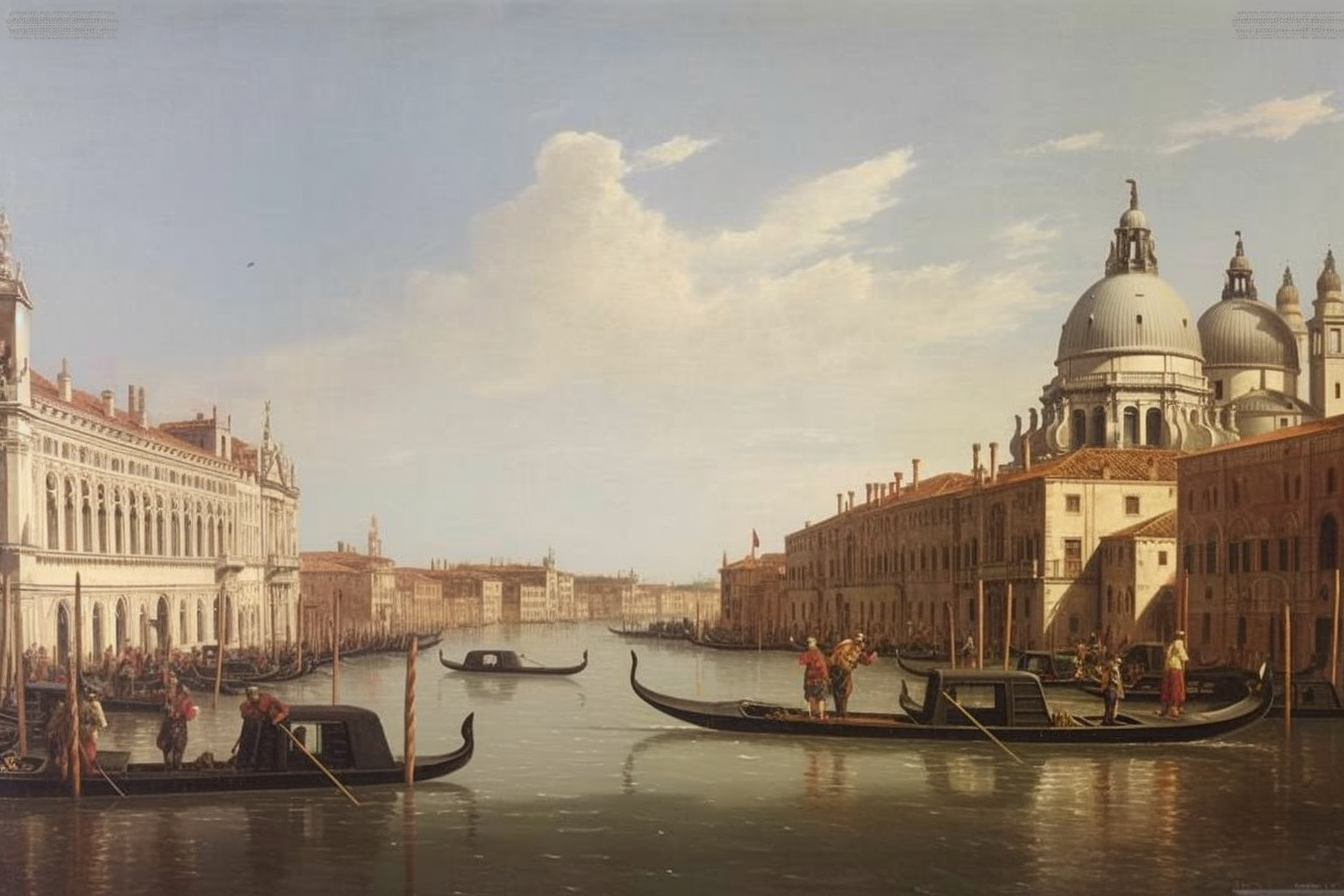 Canaletto's painting of the Grand Canal Salute