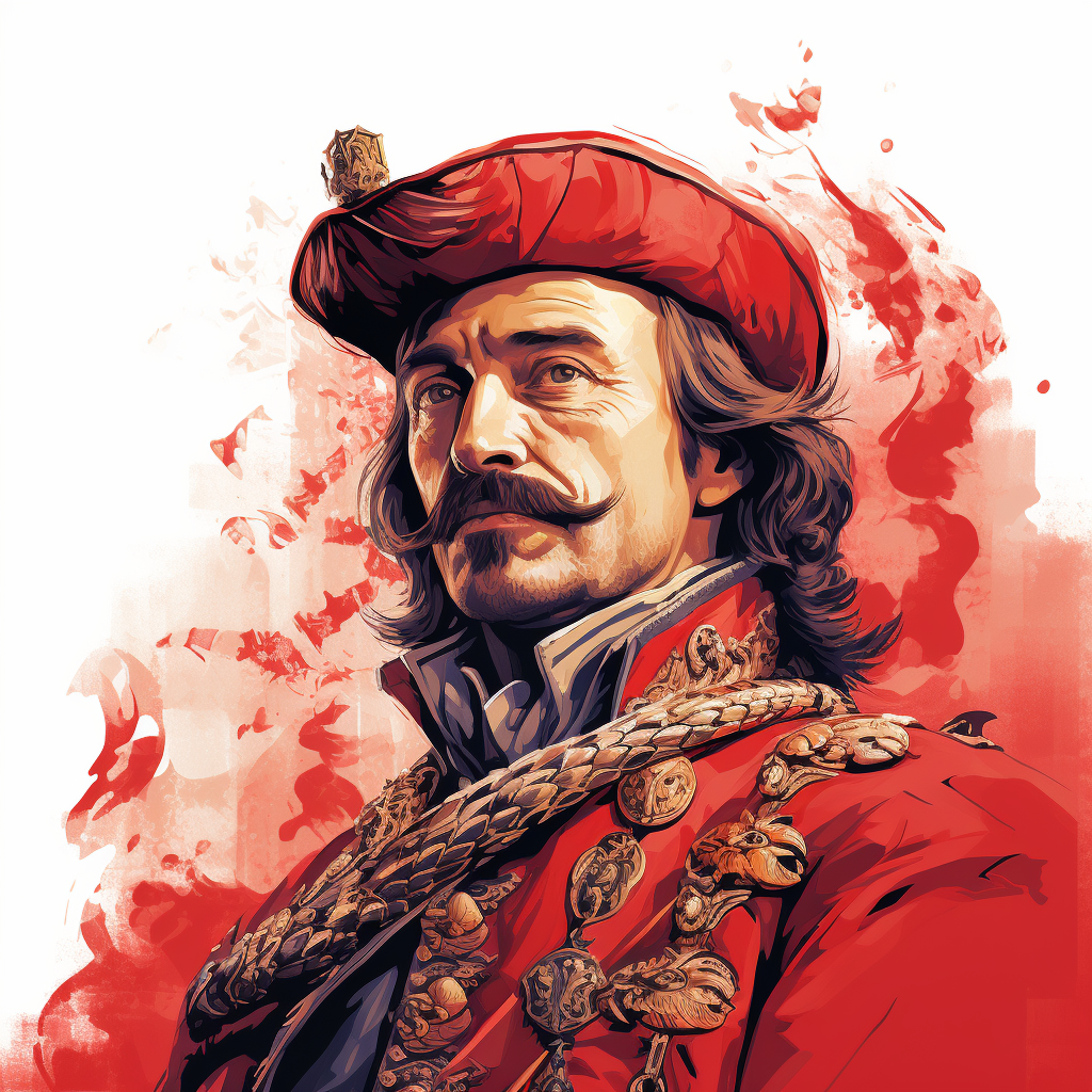 Cardinal Richelieu Snake Illustration