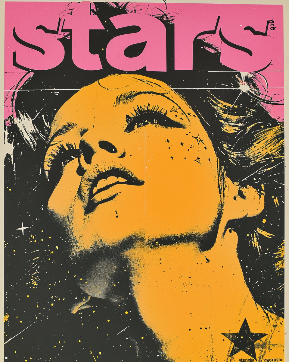 Poster featuring 70s carnival of the stars