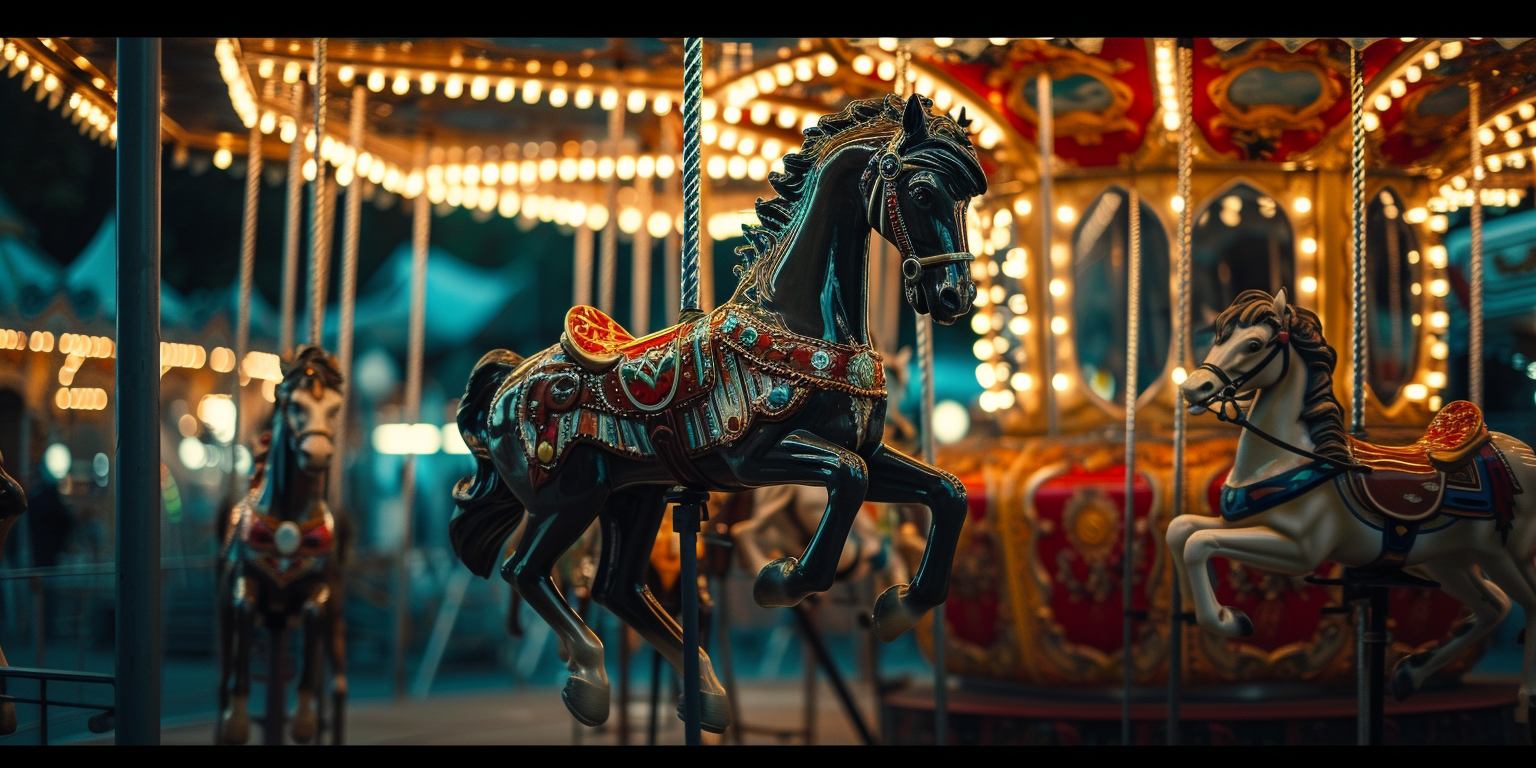 Anime Pokémon Carousel Horse Photography