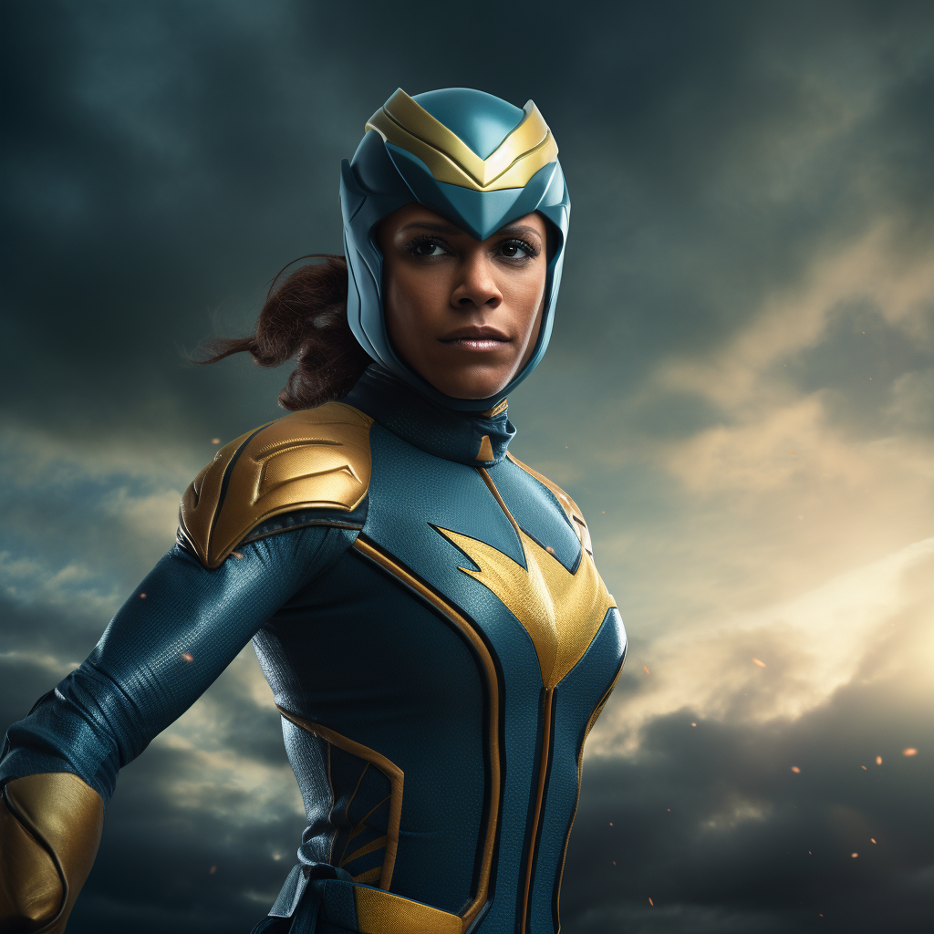 Cathy Freeman as a superhero