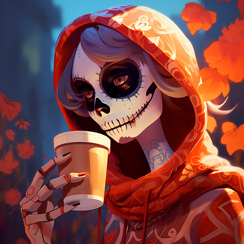 Catrina enjoying a coffee  ?☕️