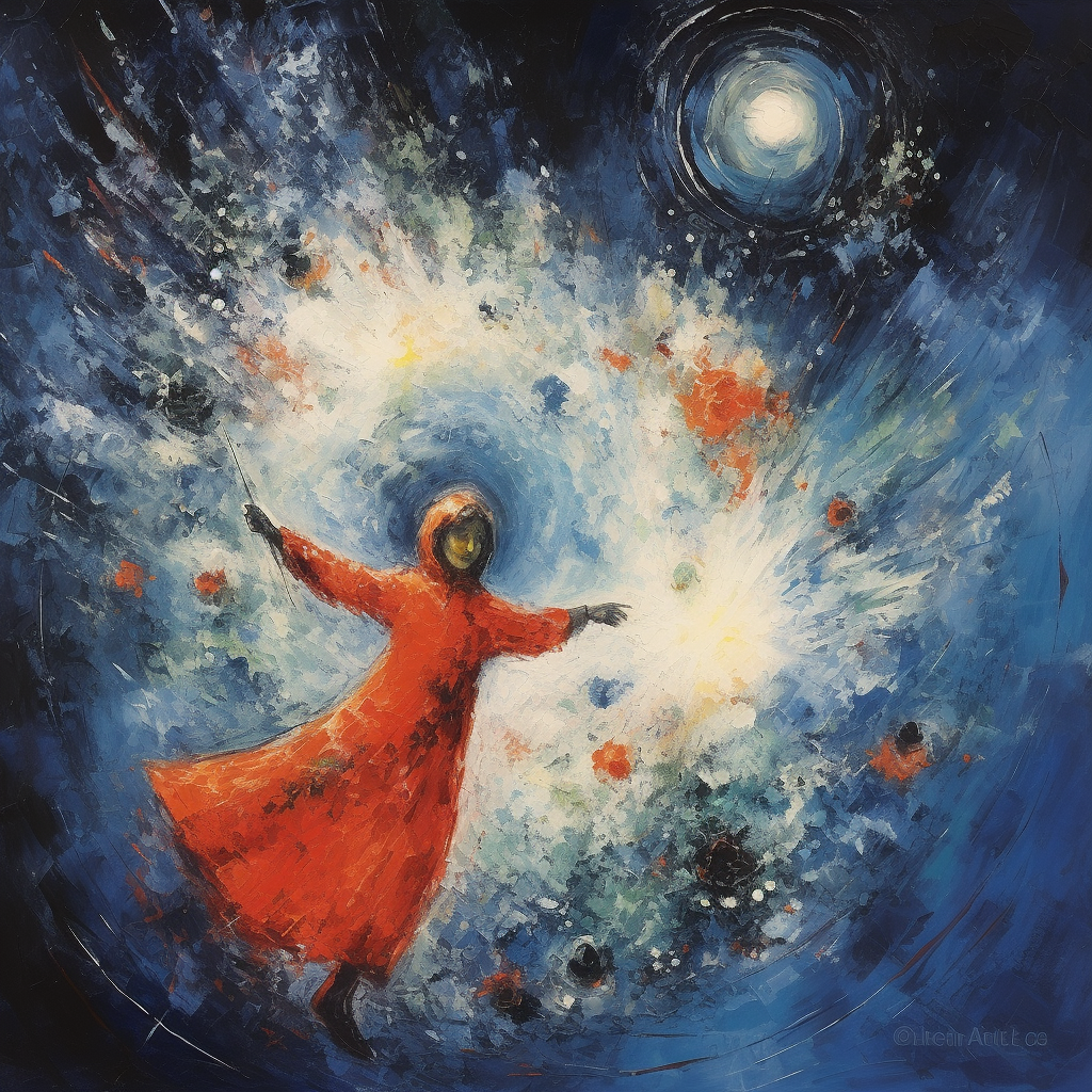 Magnificent Marc Chagall Space Artwork