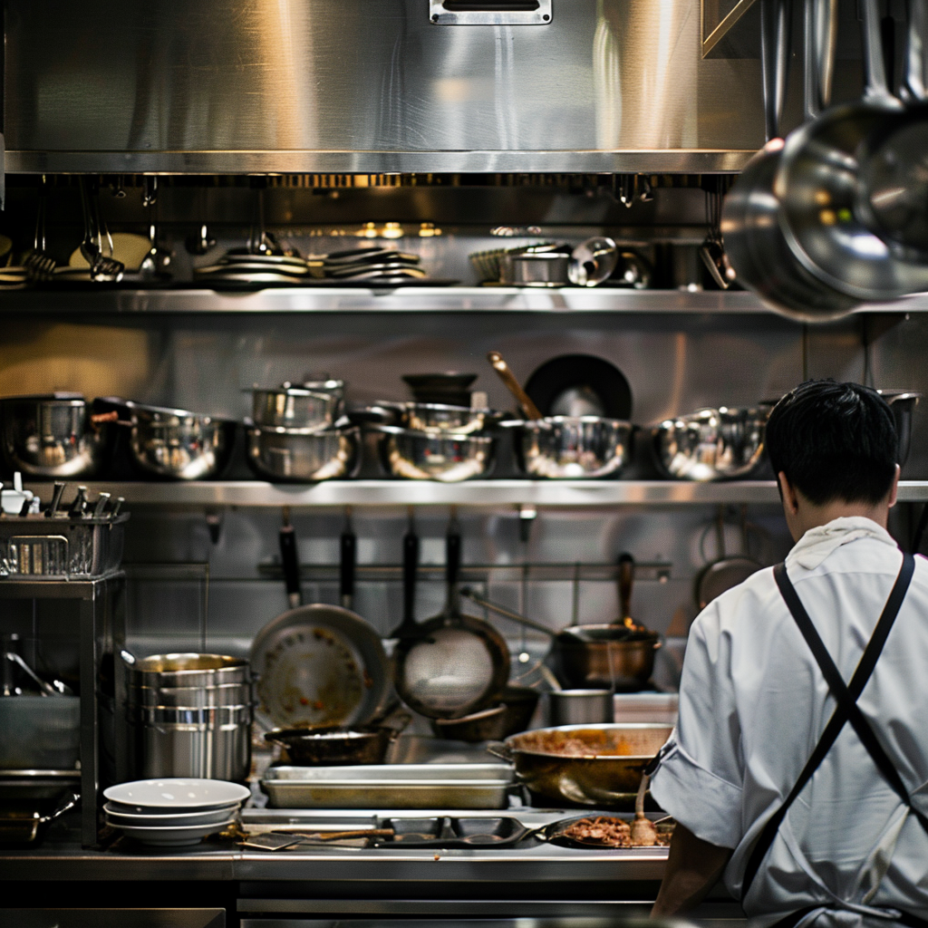 Chef Cooking Equipment Photo