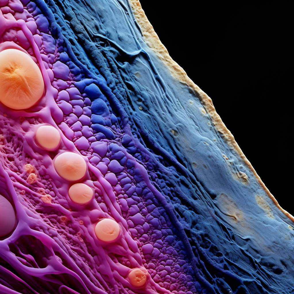 Dettagli delle cellule di cheratinizzazione