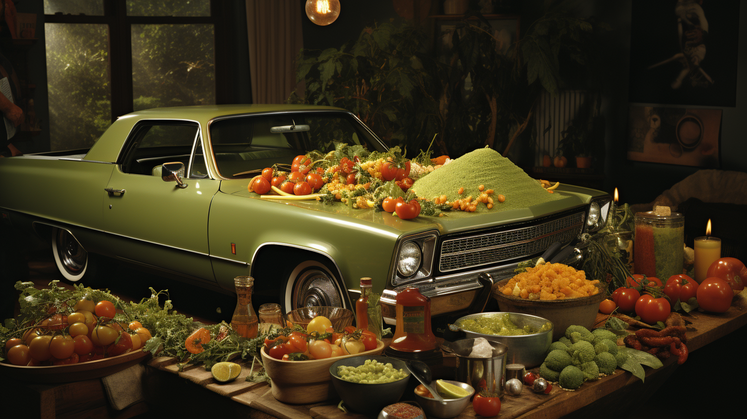 Chevrolet El Camino with Guacamole Bed