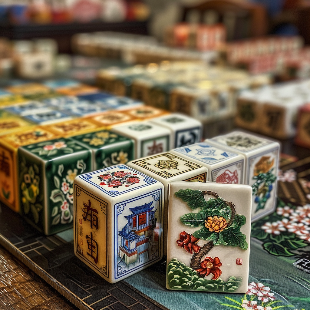 Chinese Mahjong West Tiles Game