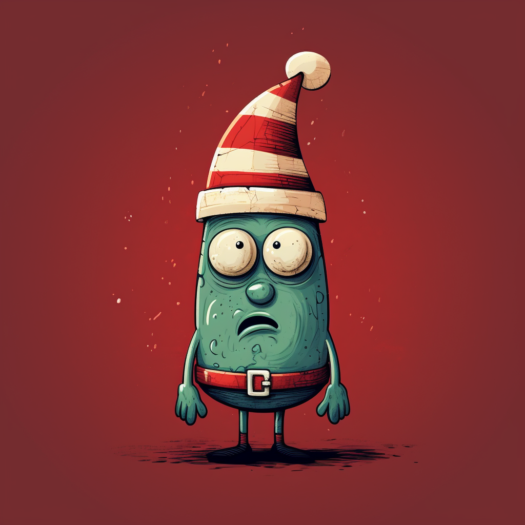 Cute Christmas Cartoon Illustration