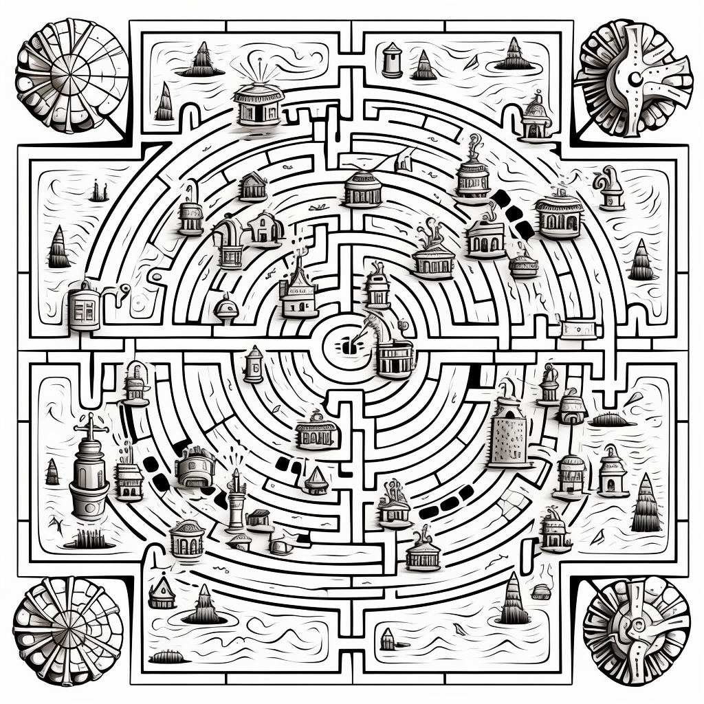 Educational Christopher Columbus Maze