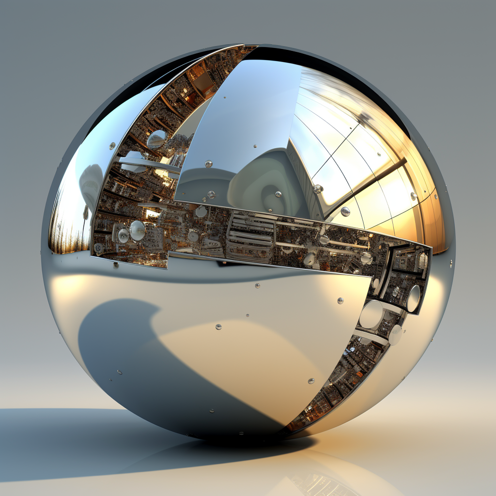 Chrome Sphere Reflections