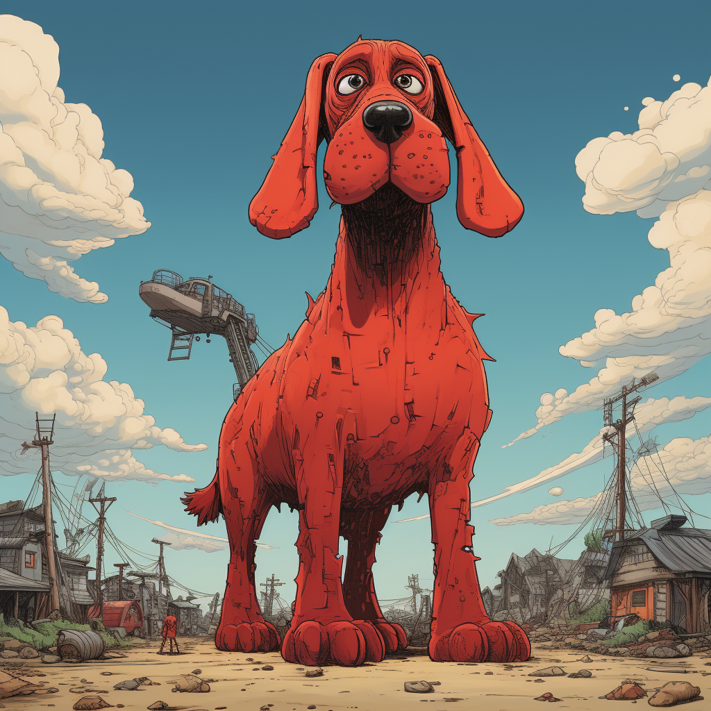 Trippie Clifford, the big red dog