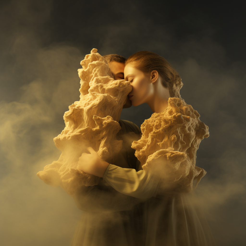 Golden cloud hug photo