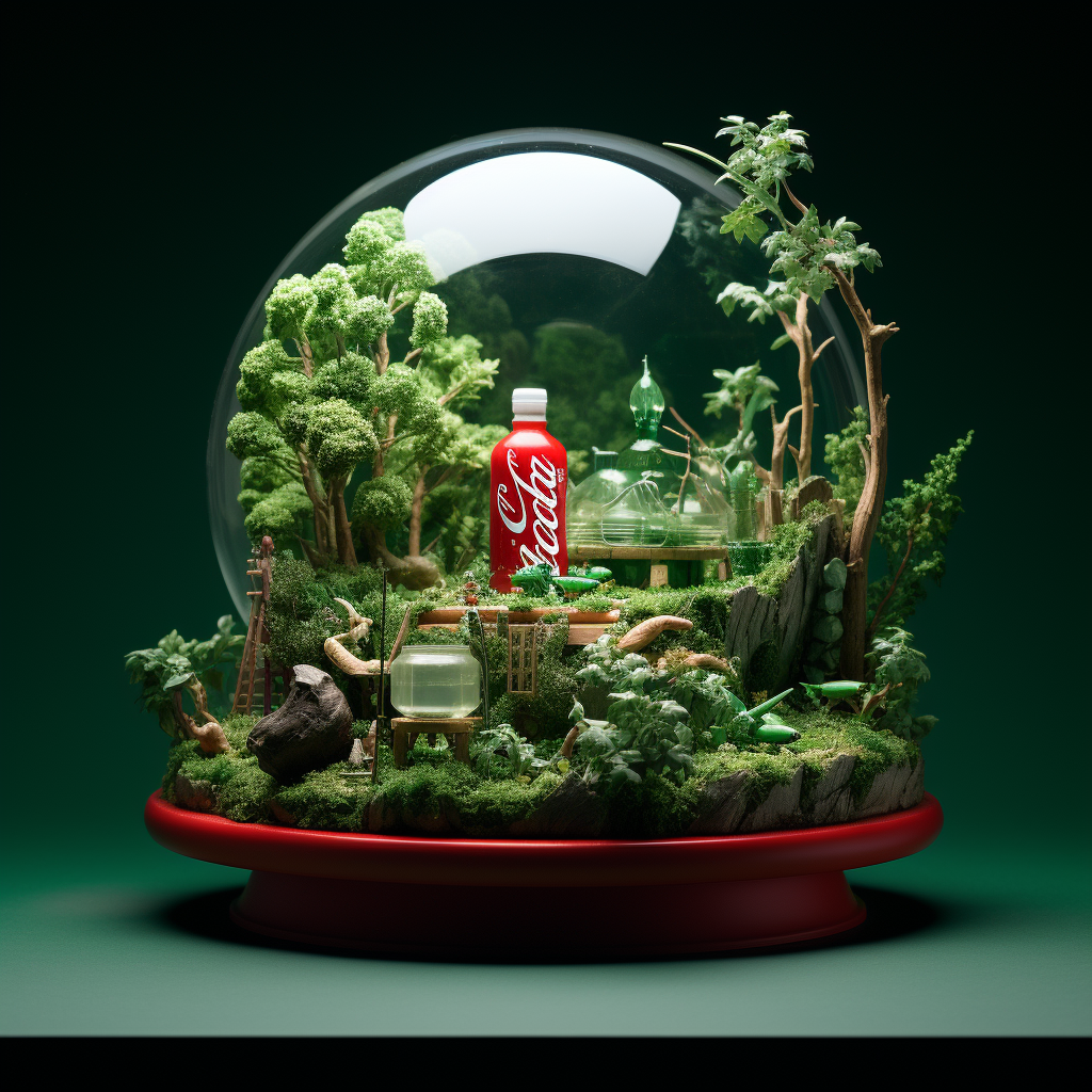 Coca Cola Zeta Gadgets Green Zen Stand