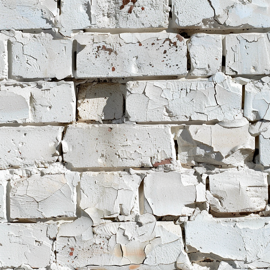 Colored White Bricks Texture