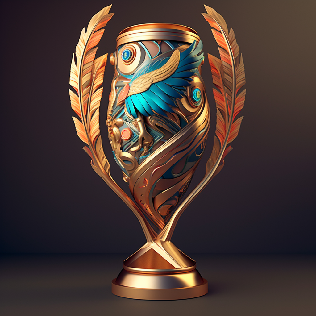 Stunning Cricket World Cup 2023 Trophy design