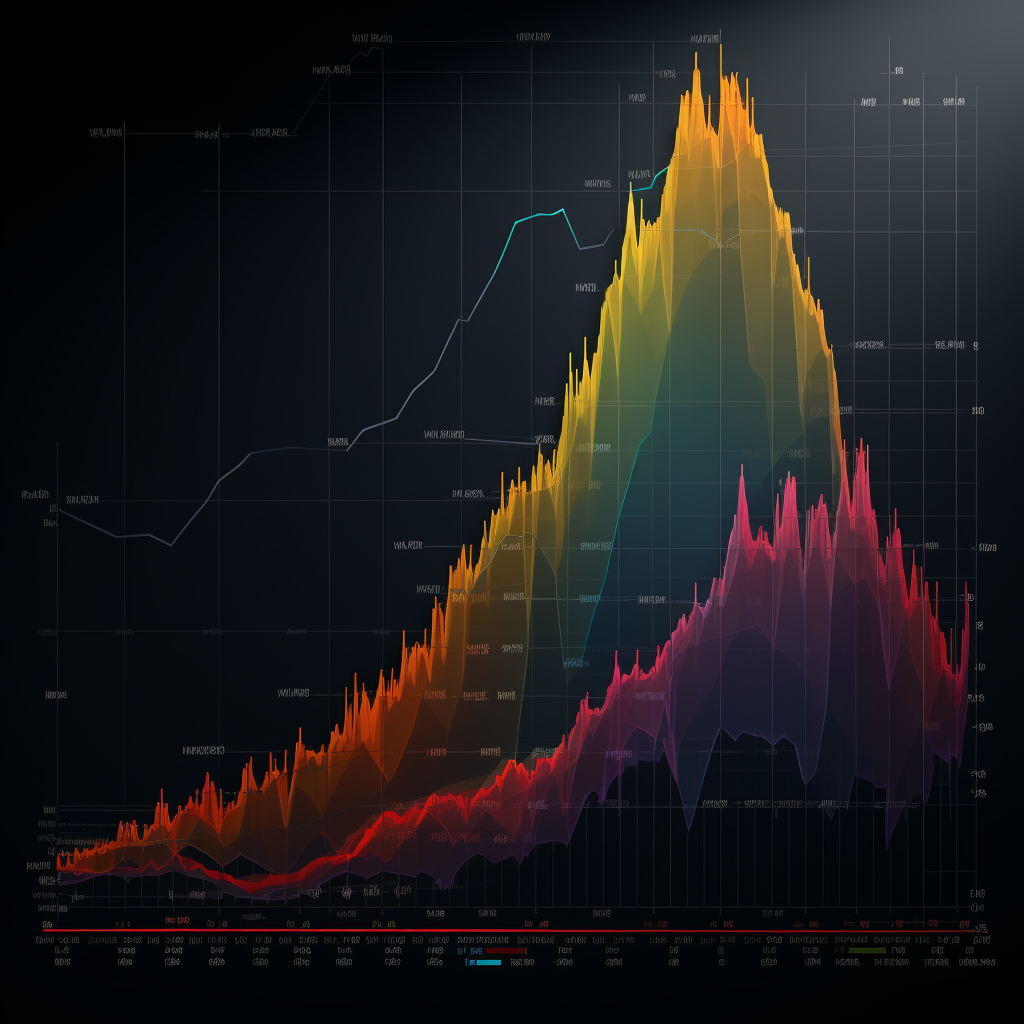 Cryptocurrency project token release chart