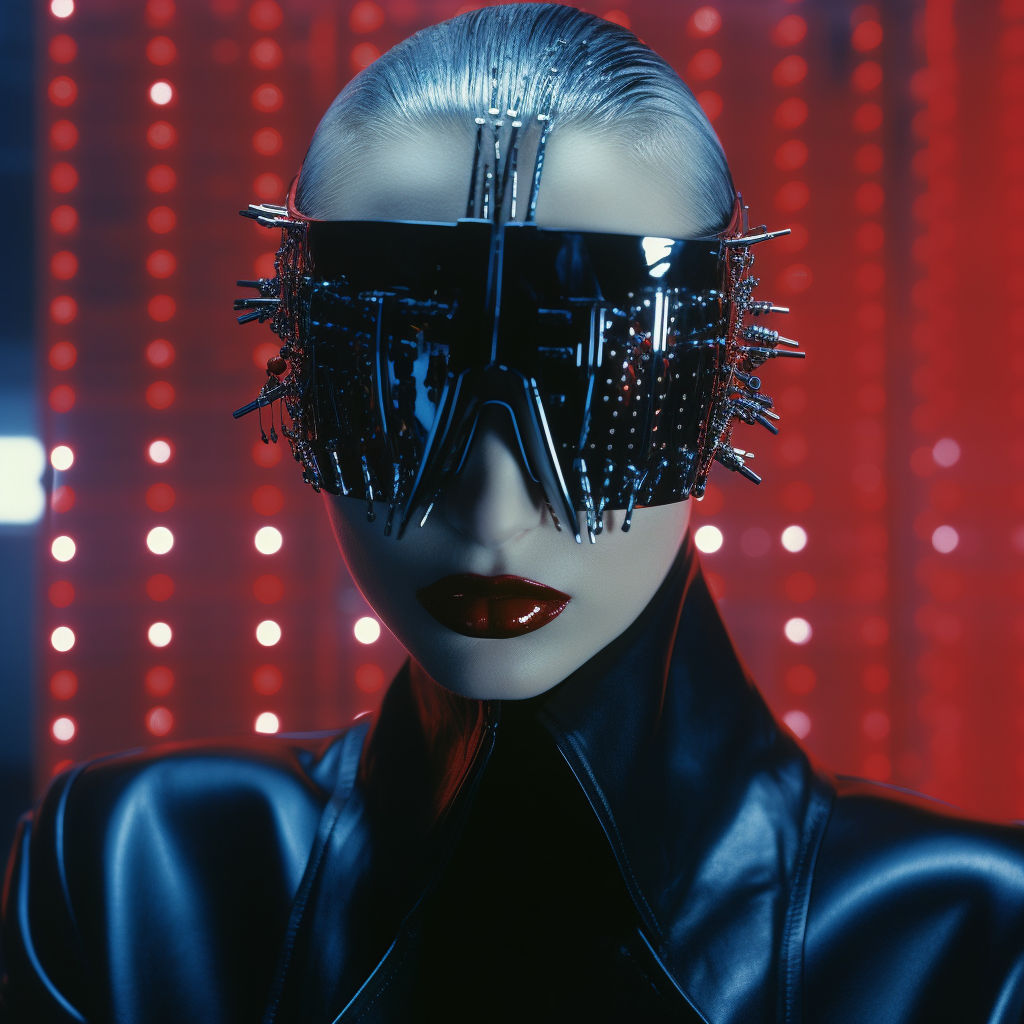 Cyberpunk character by Guy Bourdin