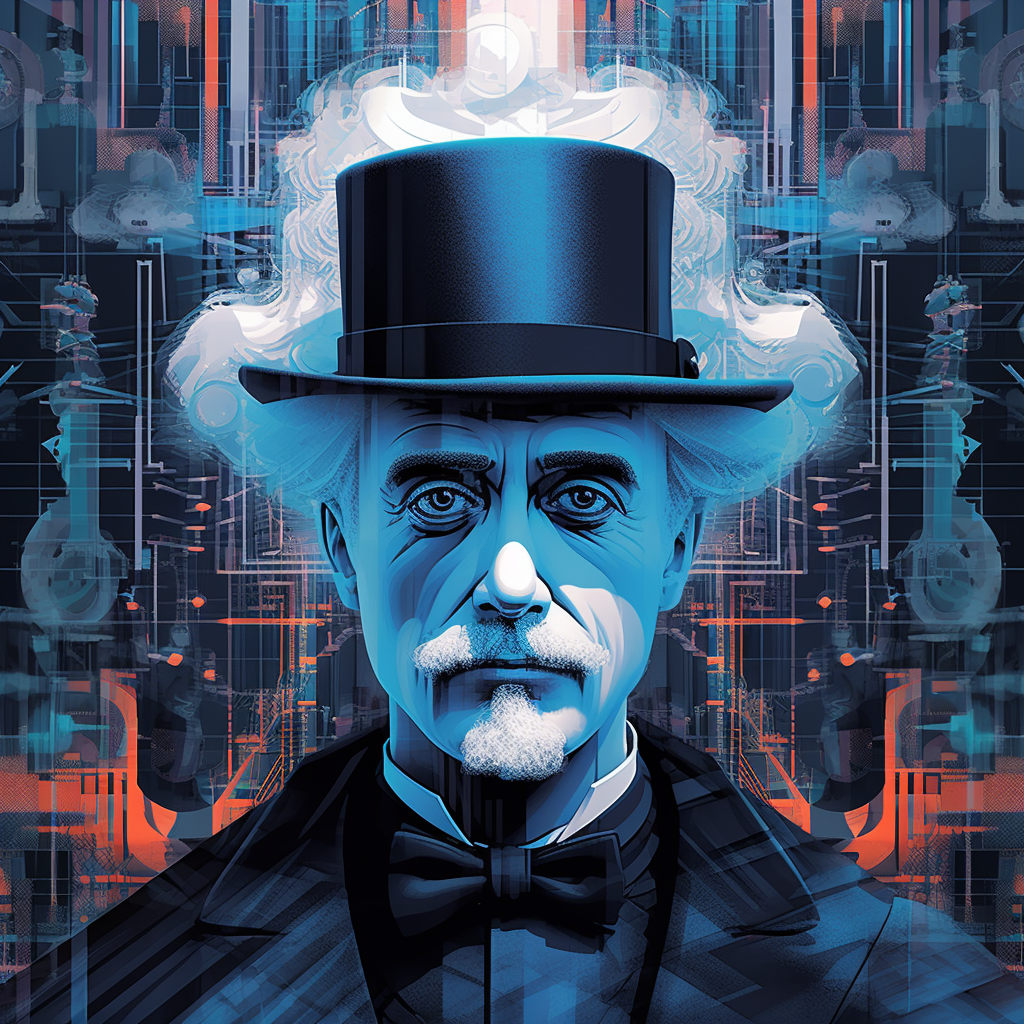 Futuristic Cyberpunk City Chaplin Image