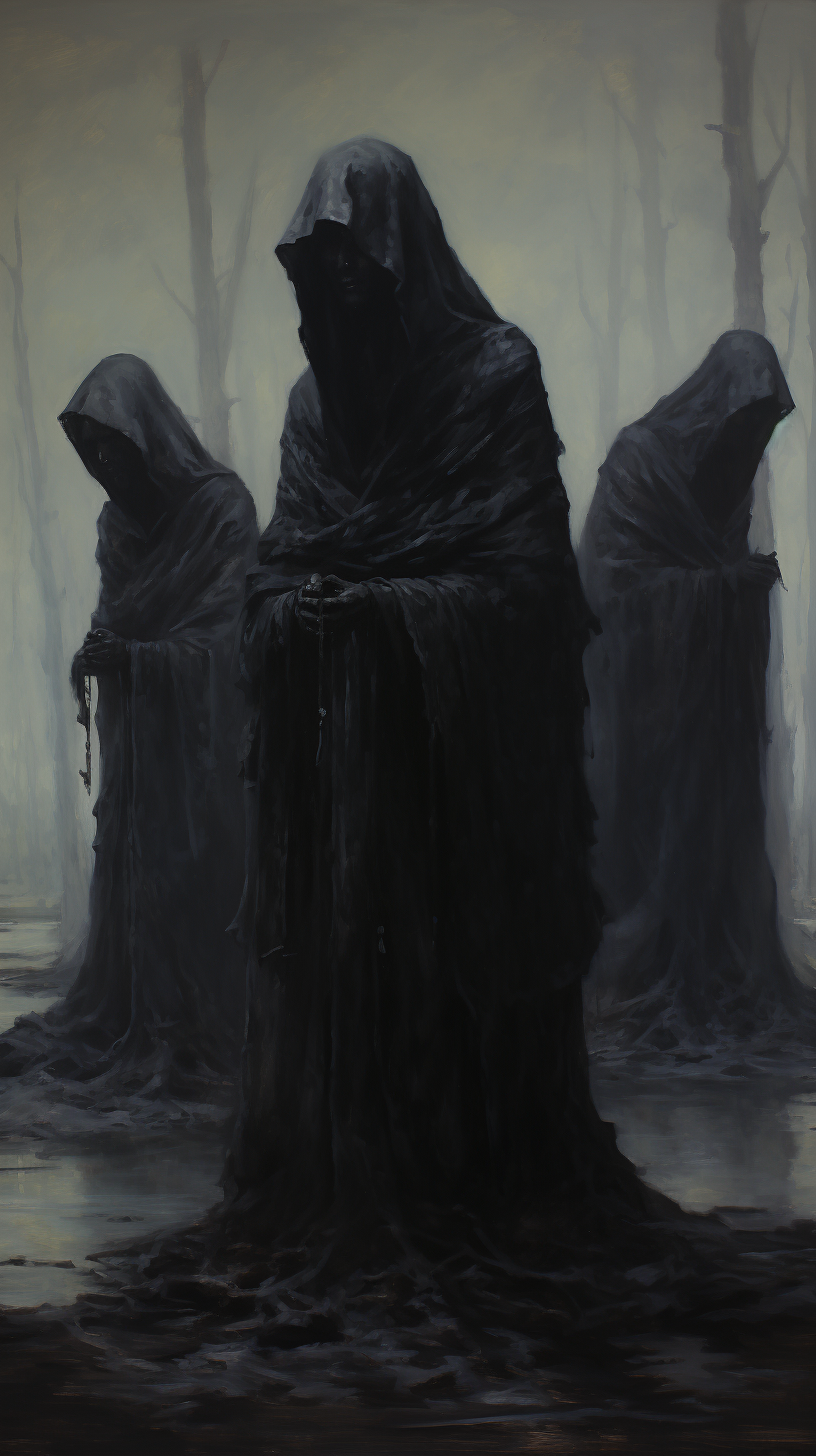 Dark fantasy dementors at Askaban