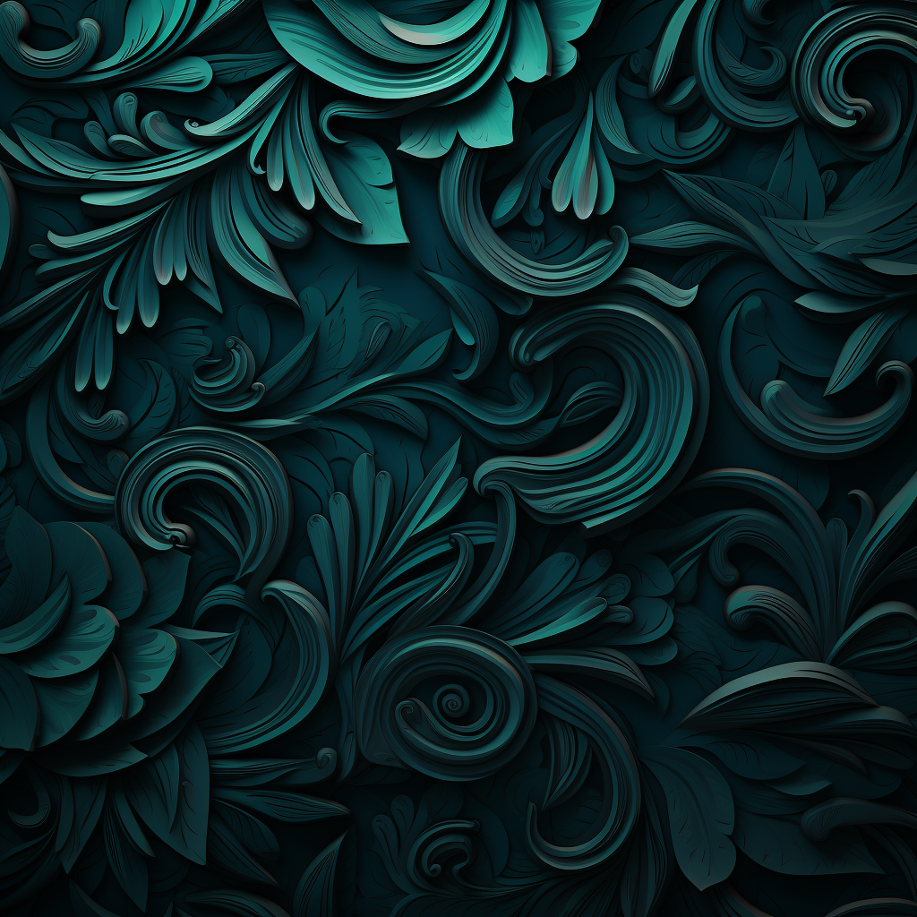 Dark Teal Monochrome Background