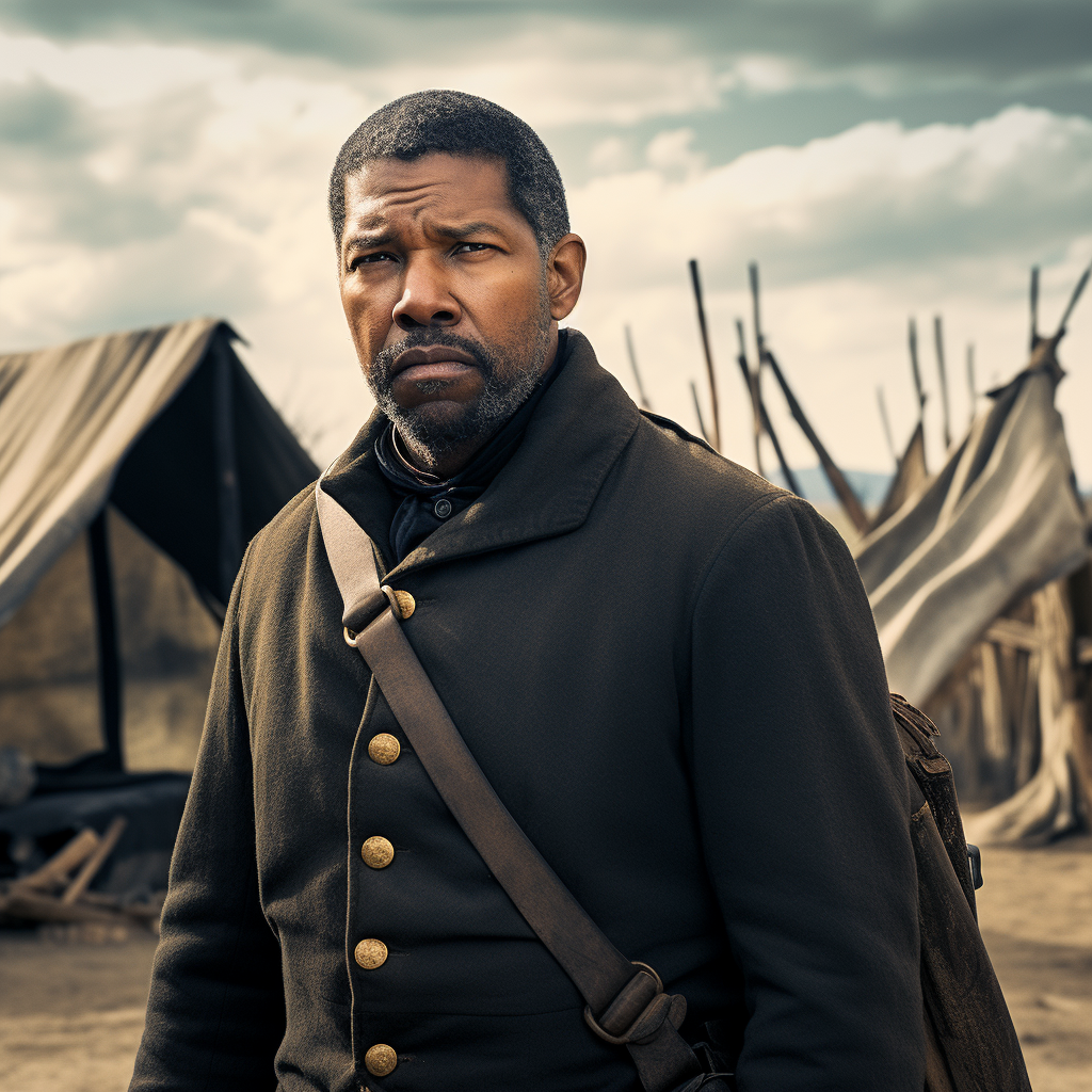 Union Army Soldier Denzel Washington