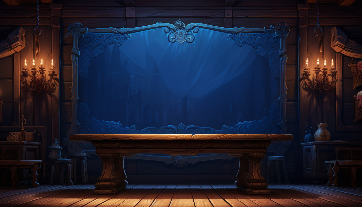 Detailed background storyboard bar in studyplace style