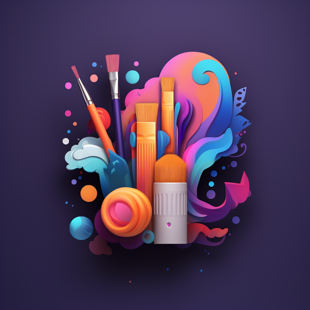 Stylus Icon for Digital Artist Logo