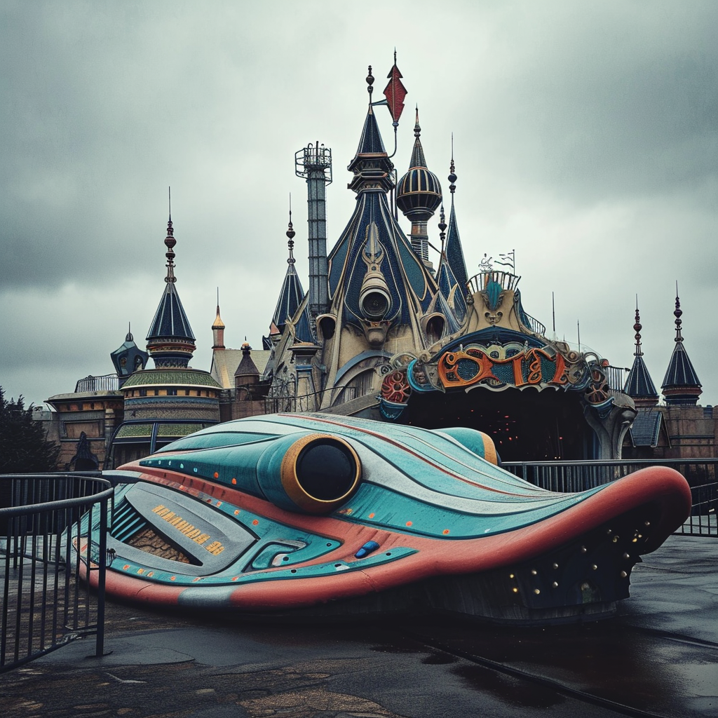 Dismaland Space Mountain Ride