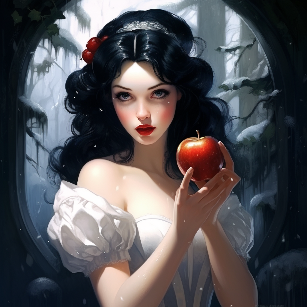 Snow White in her whitest form