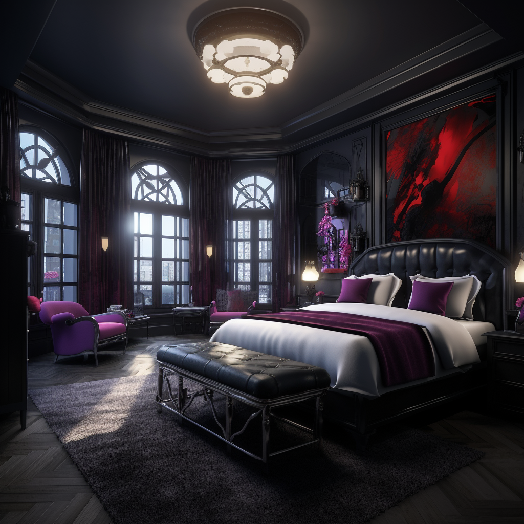 Disney Villains Themed Hotel Bedroom