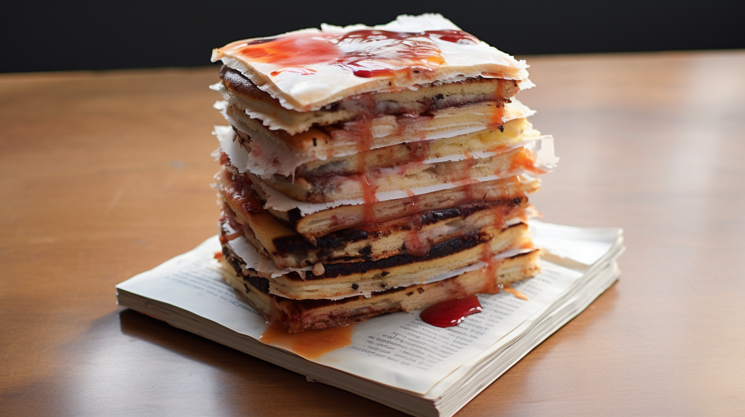 Dog-eared recipe stack for dog lovers