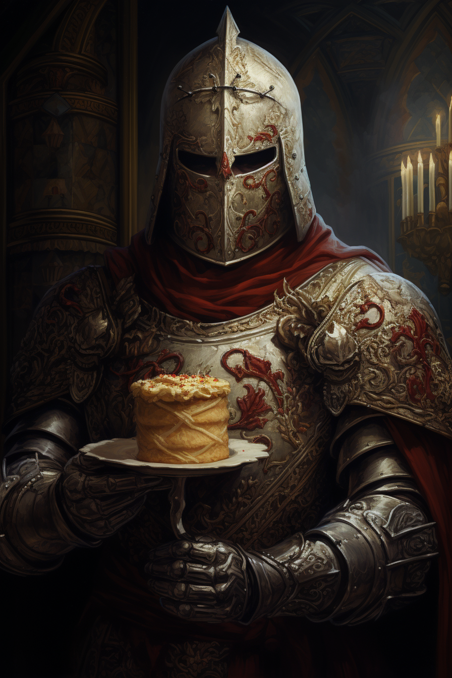 Dough Knight in Grimdark and Ornate Armor