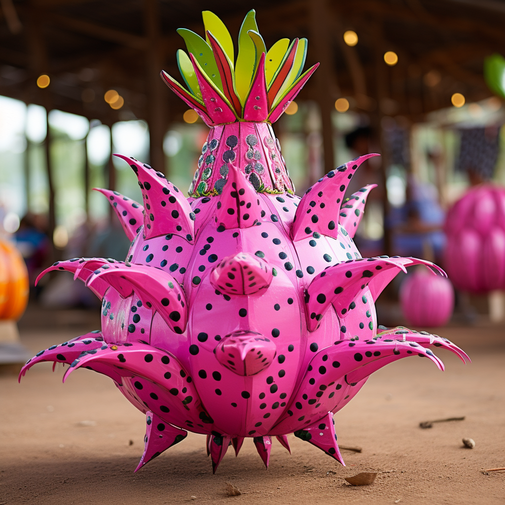 Joyous Dragon Fruit Carnival Celebration