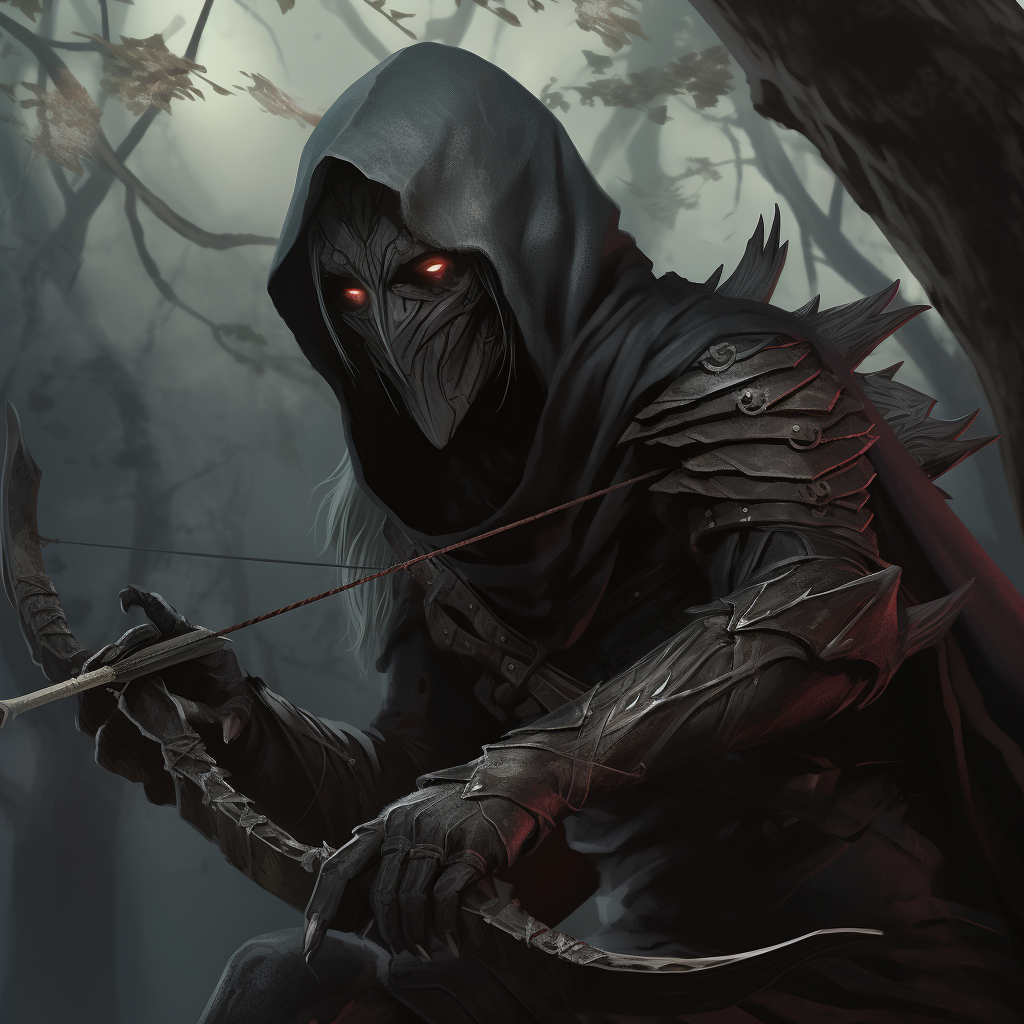 Drow Stalker with Hand Crossbow