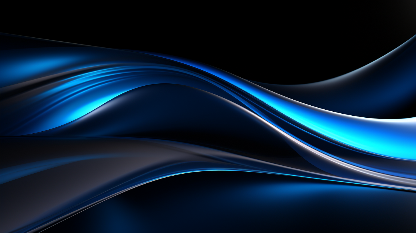 Dynamic Wallpaper with Electric Blue and Black