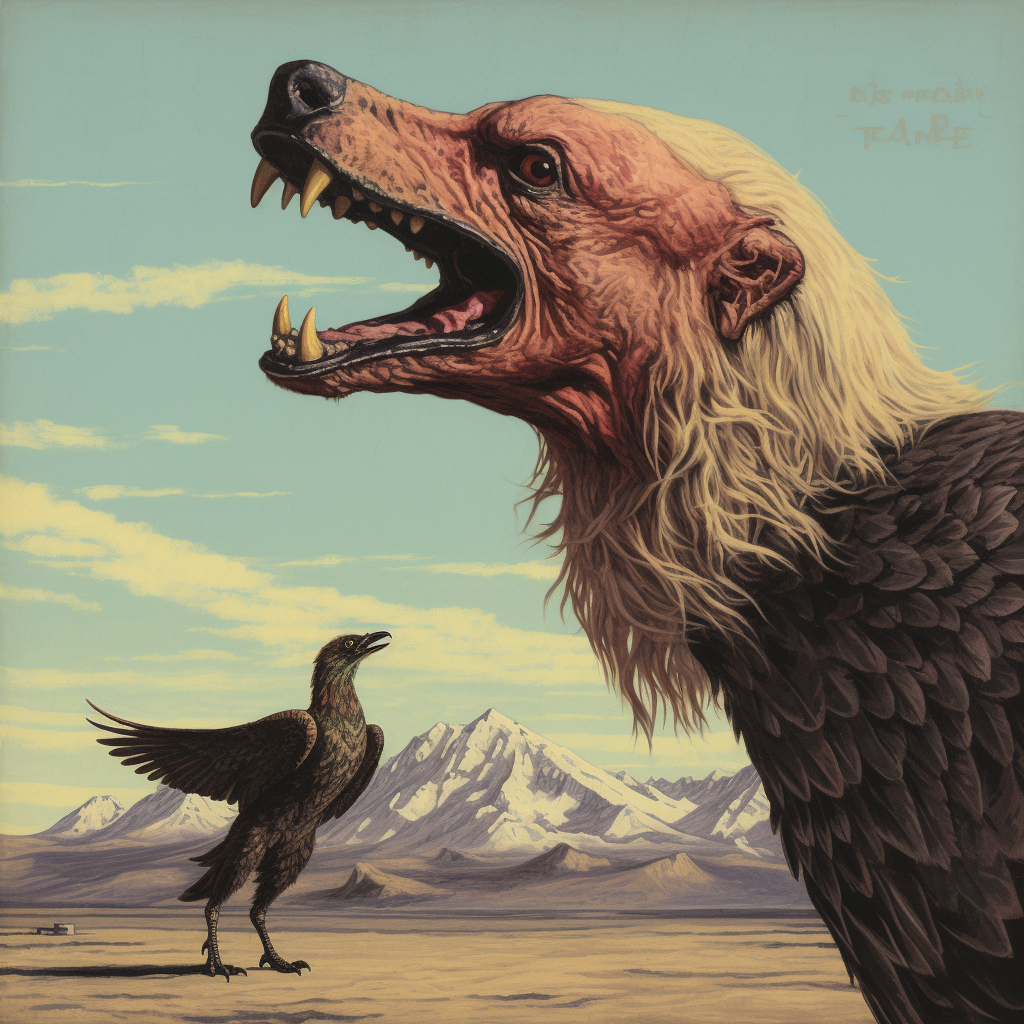 Illustration of an Eagle Bait band cover