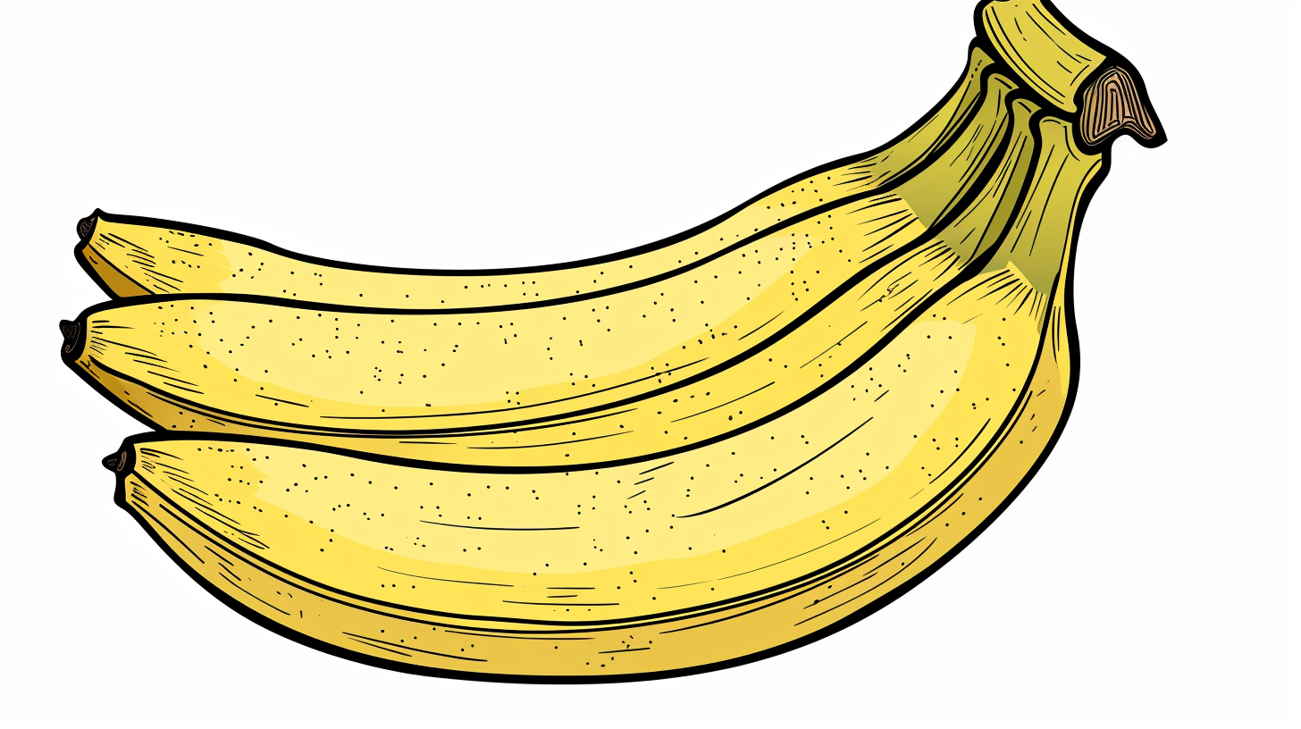 Children coloring bananas easily