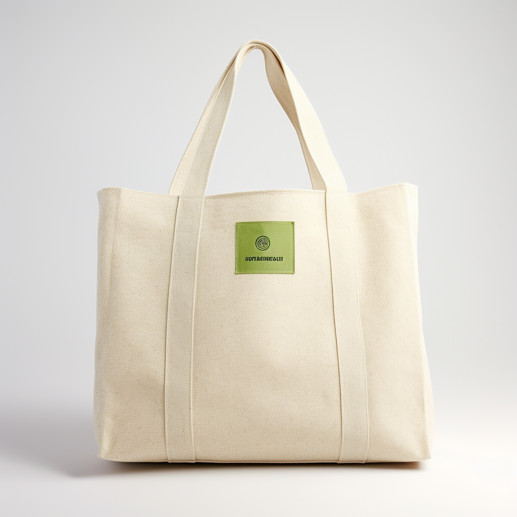 Eco-friendly rectangular sherpa fabric shopping bag