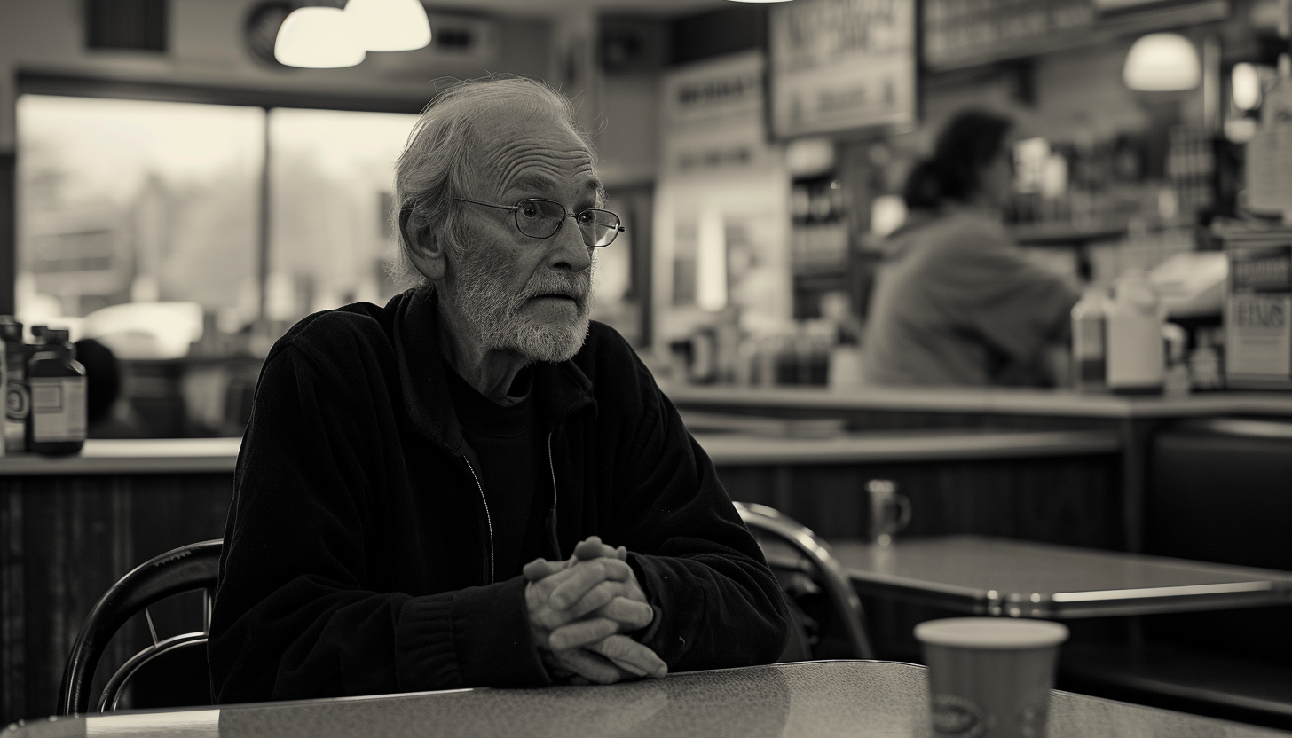 Edward Meechum Diner Conversation Unseen Visitors