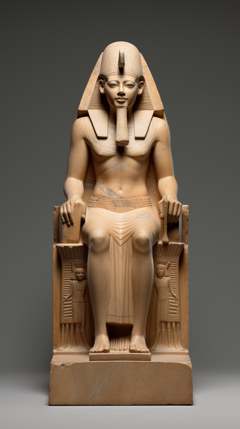 Hatshepsut taking the Egyptian throne