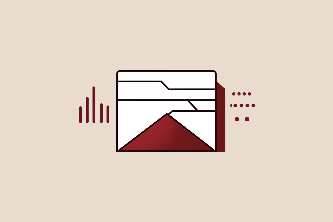 Stylized email envelope icon with bar chart