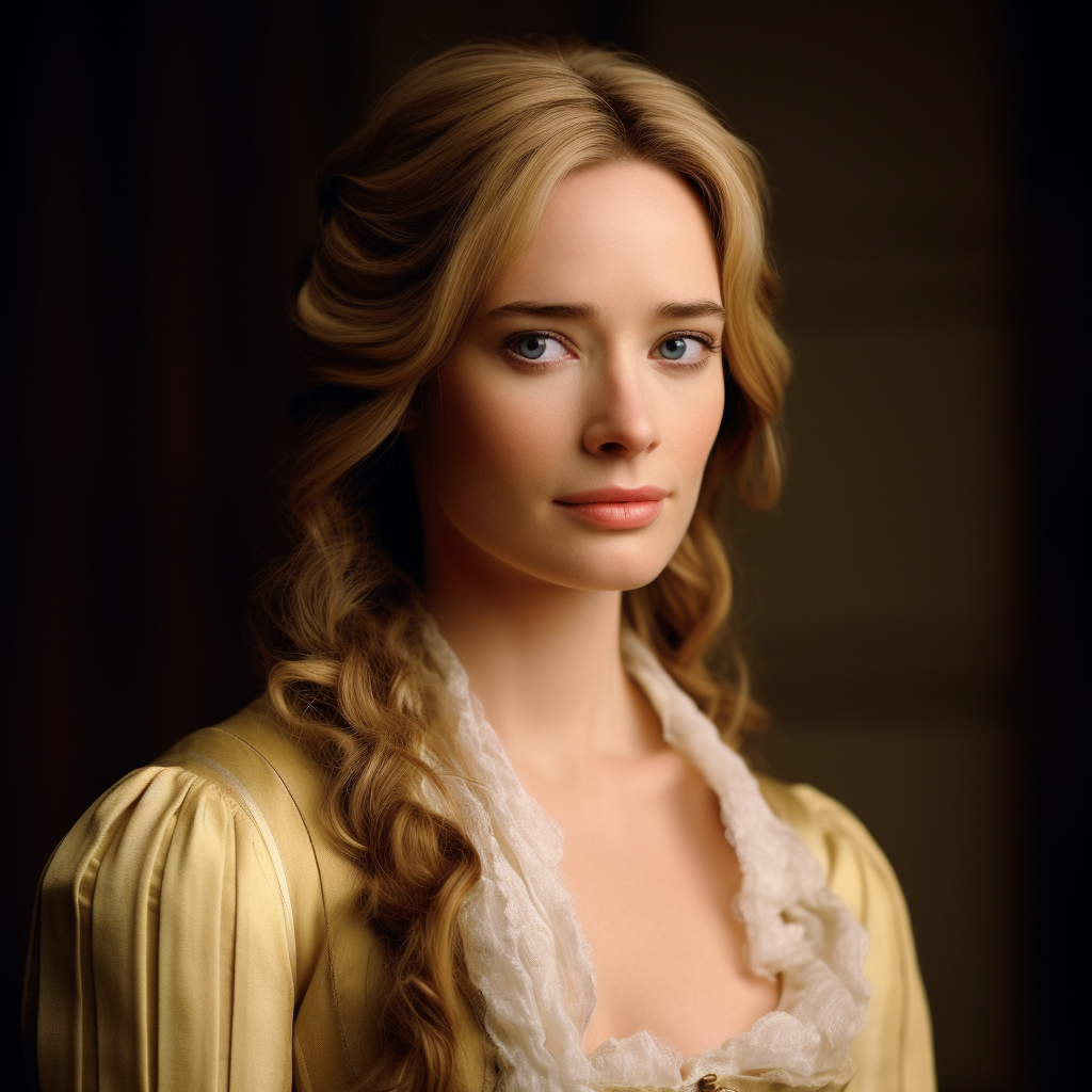 Emily Blunt as Abagail Adams in 1776