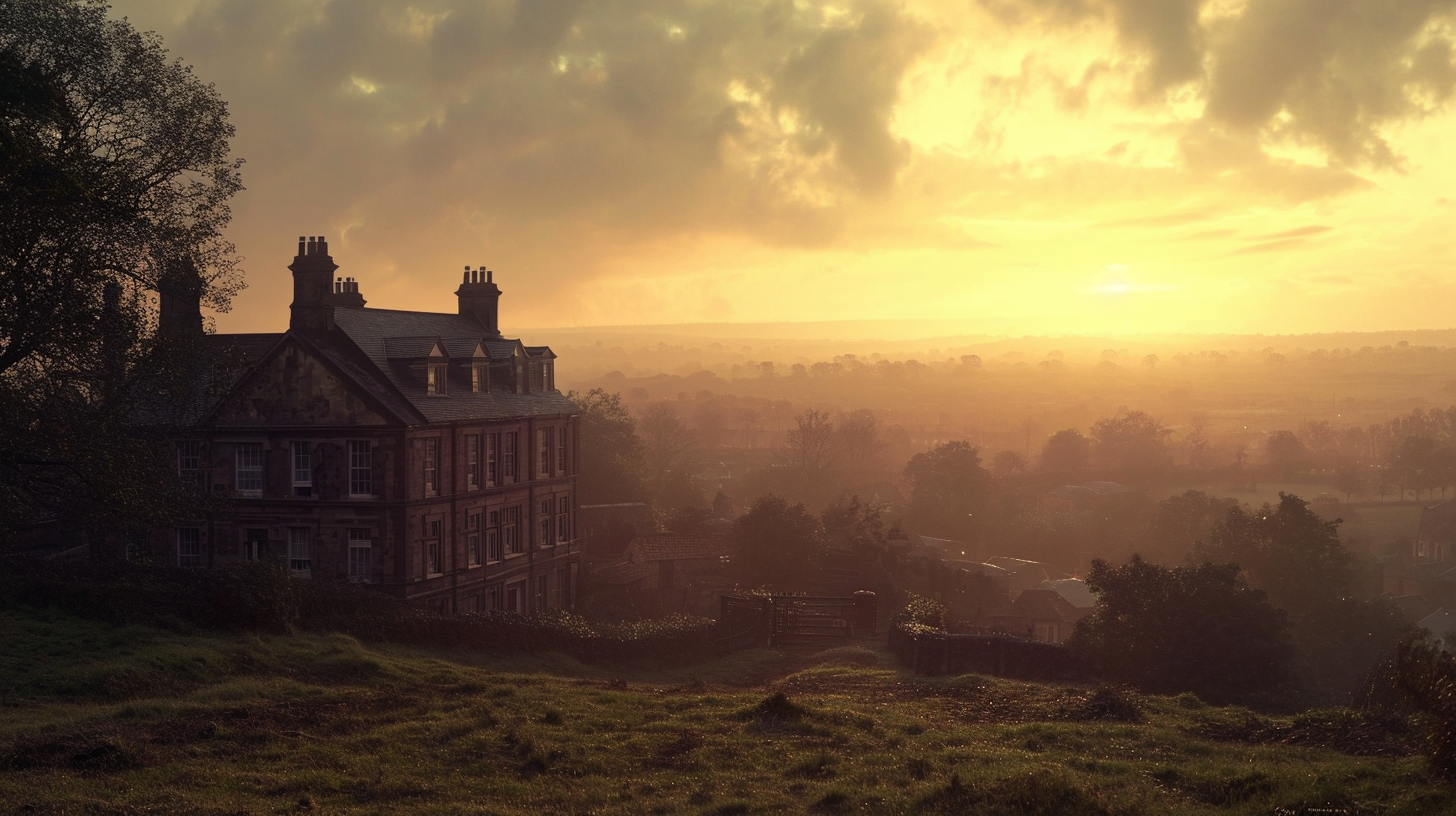 Emma Chapter 6 Film Still - Panoramic Dawn View