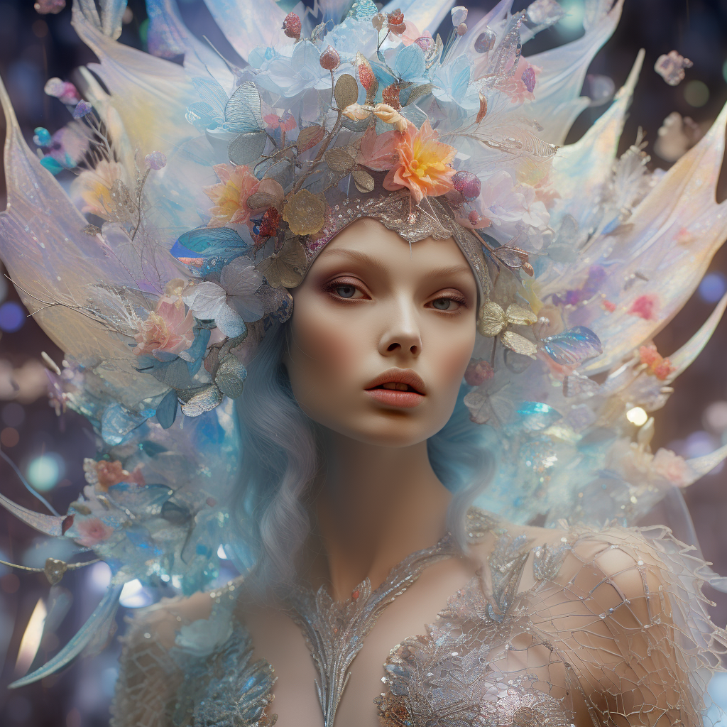 Fair Queen in Ethereal Pastels