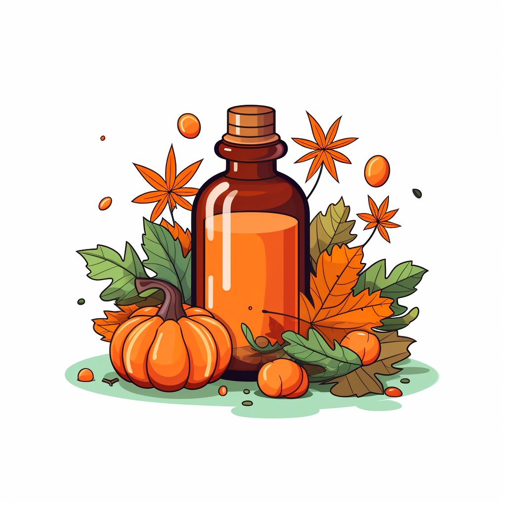 Fall-themed Cartoon Propofol Medicine Bottle