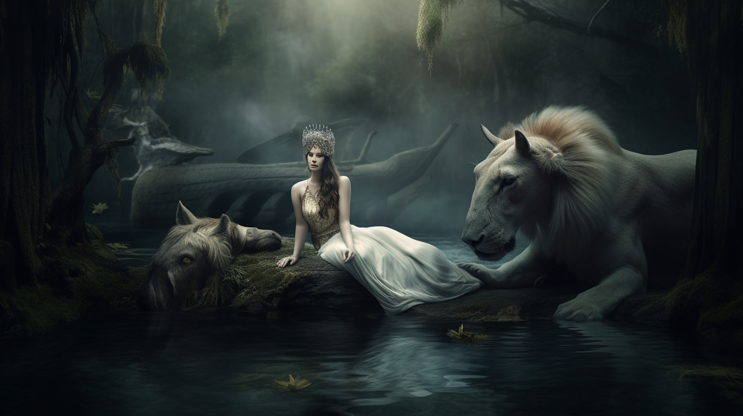 Enchanting fantasy and mythology depiction