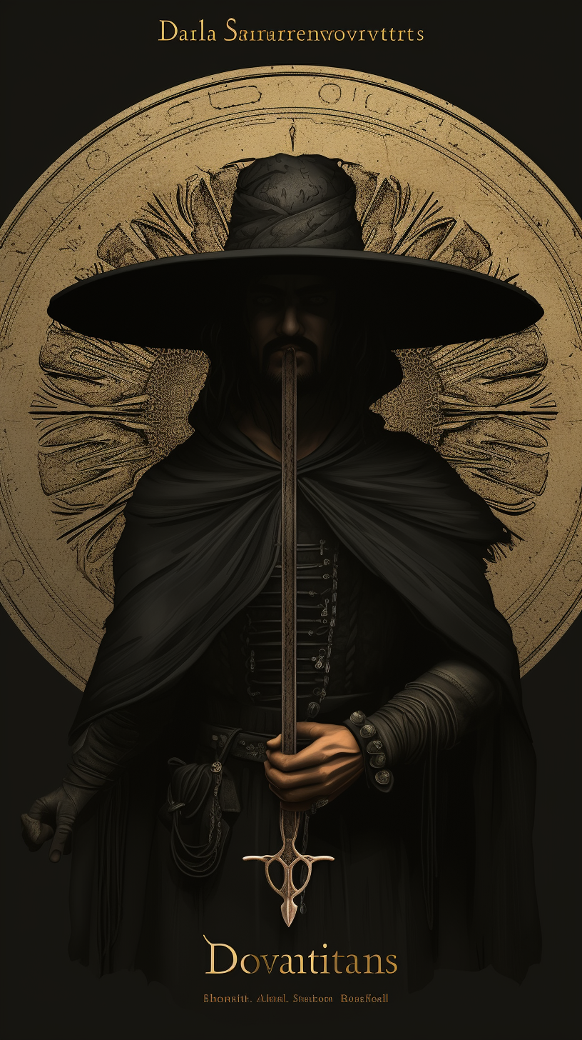 Spanish Witch Hunter in Black Attire