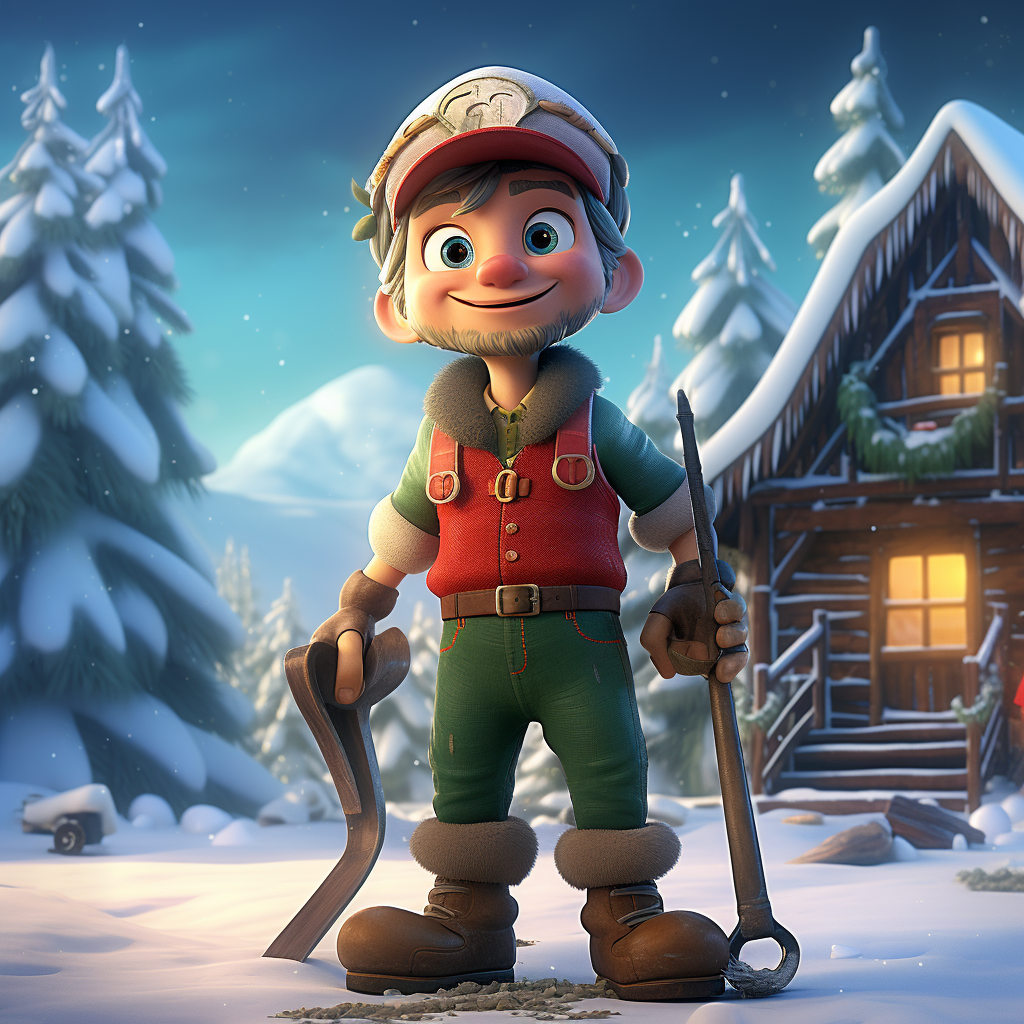 Farmer Al as Elf in Farmer Outfit